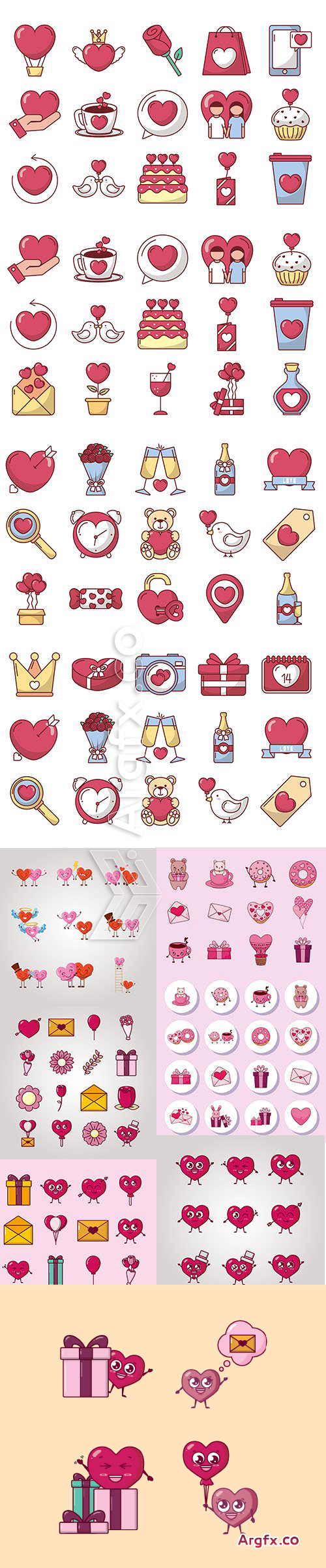 Bundle of Valentines Day Icons